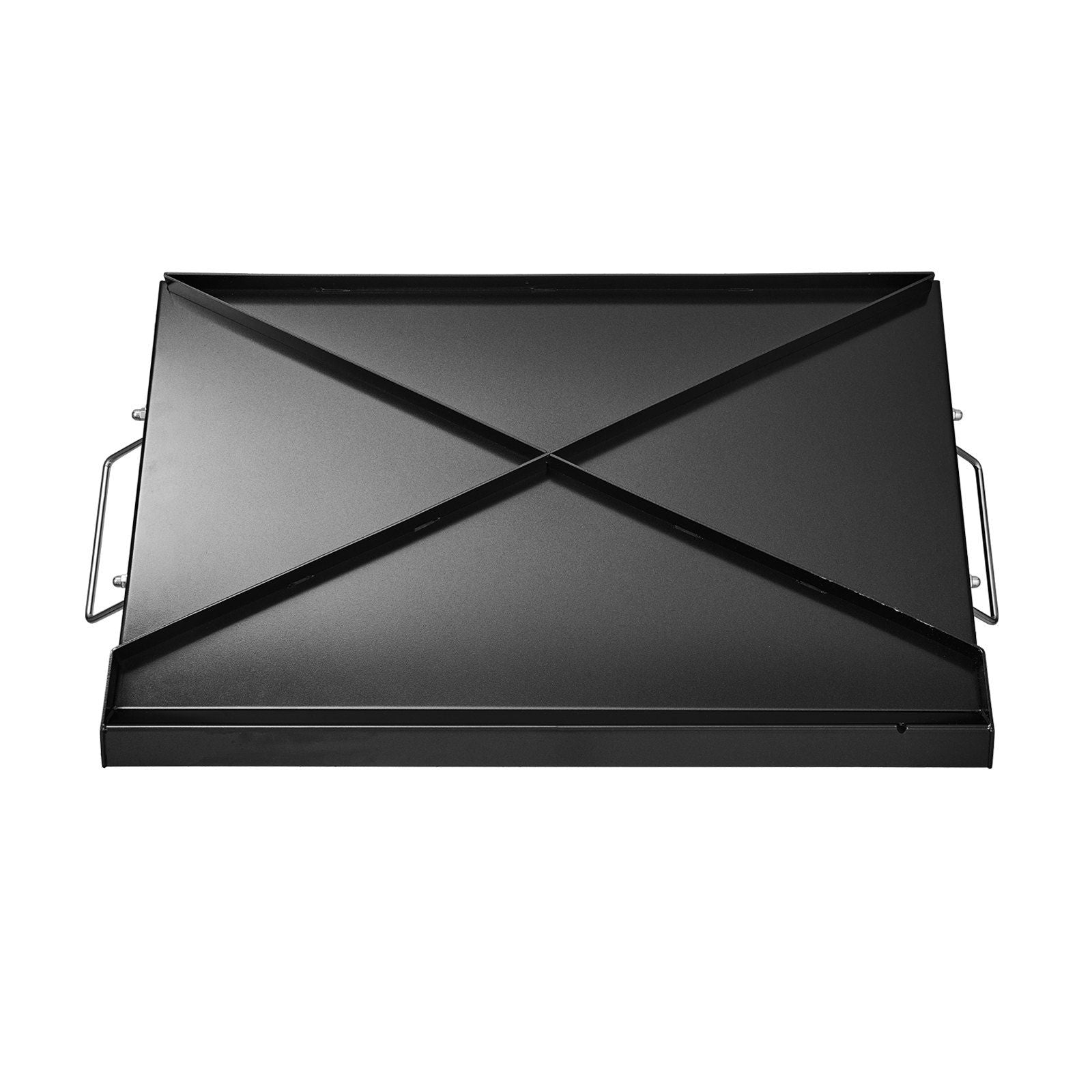 Flat Top BBQ Grill Pan View from Under The Pan