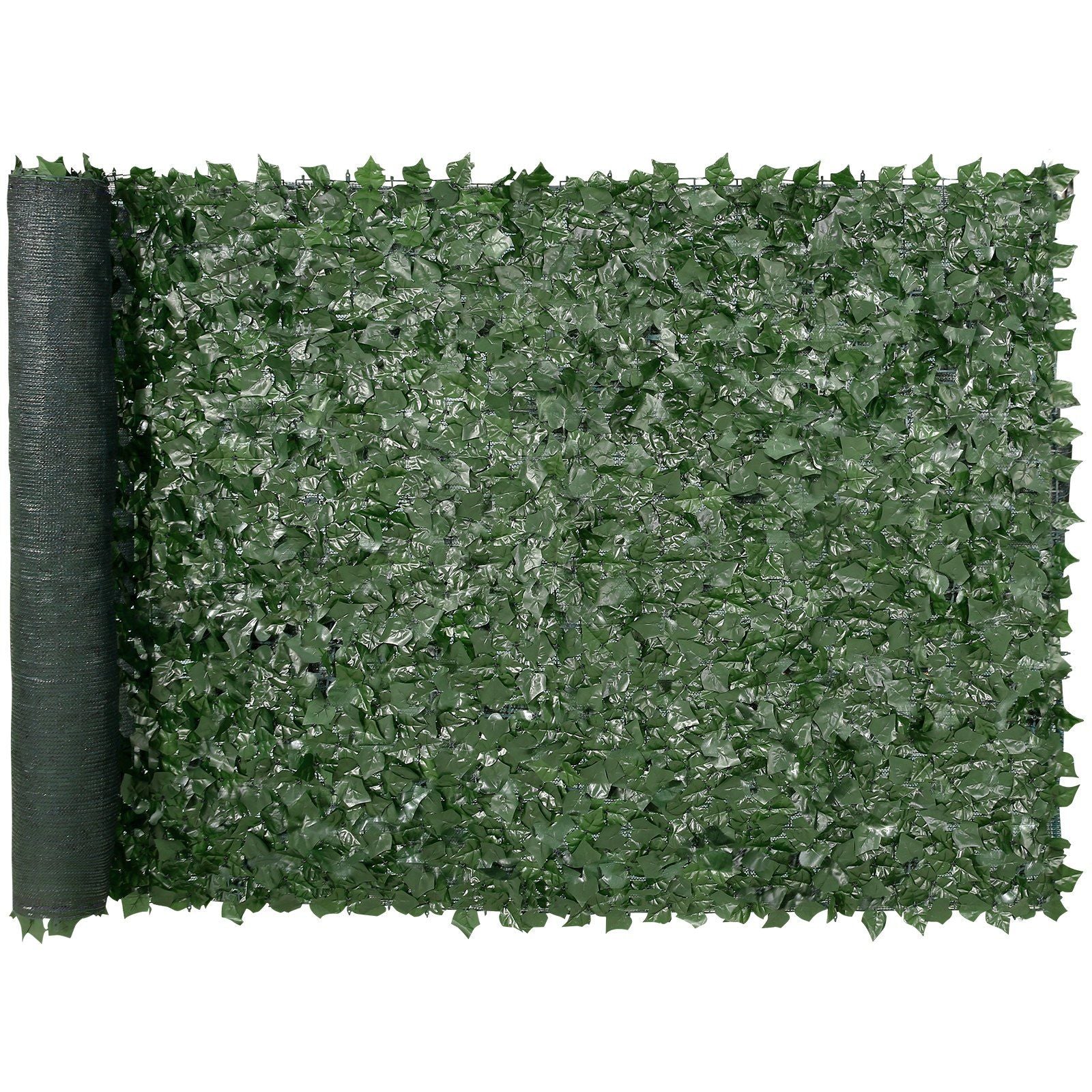 Balcony and Garden Privacy Screen with Artificial Ivy Leaves