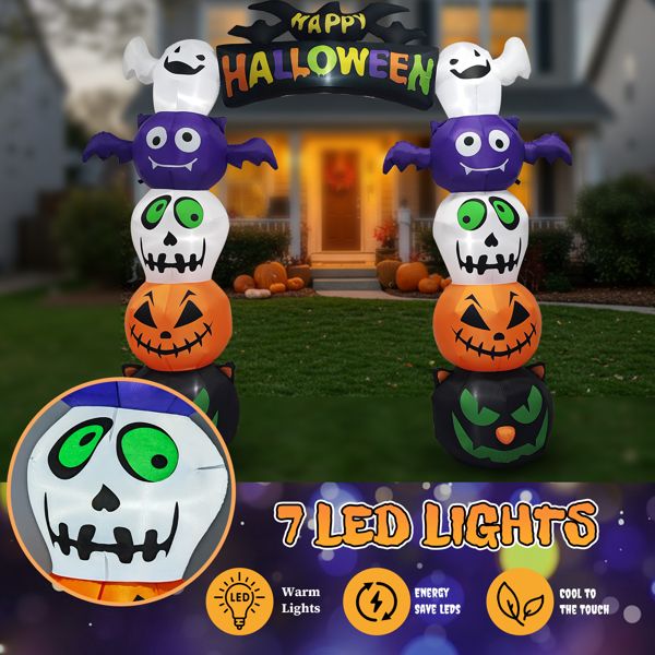 Giant Pumpkin Inflatable Arch Information on Lights