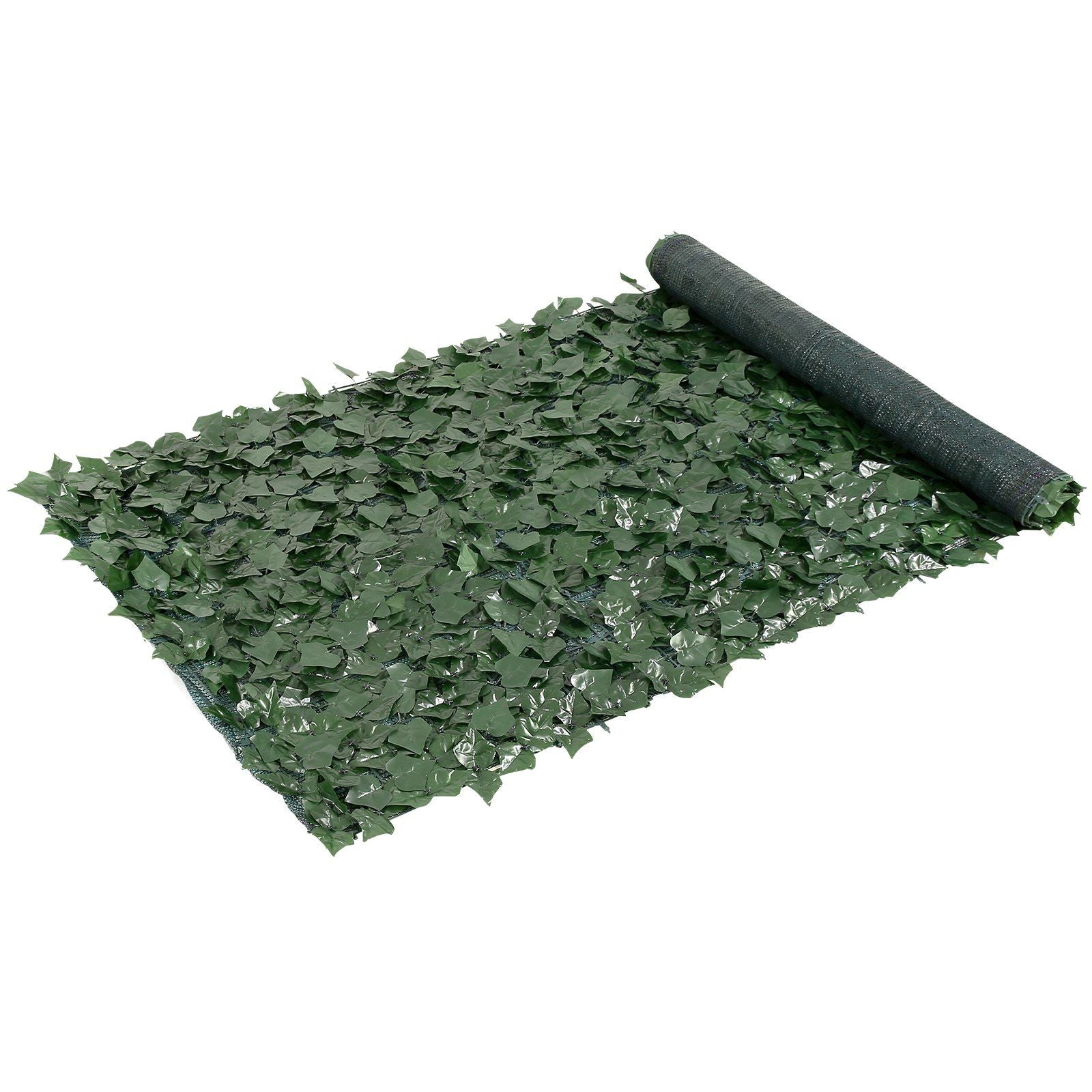Balcony and Garden Privacy Fence with Artificial Ivy Leaves