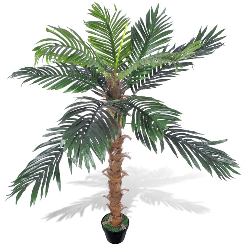 Artificial Tropical Palm Tree with Pot for Indoor & Outdoor Décor