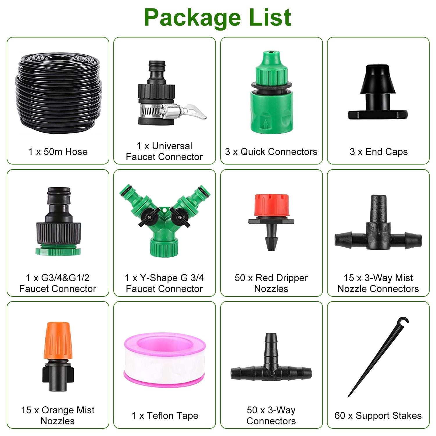 Automatic Garden Watering System All Parts In Kit
