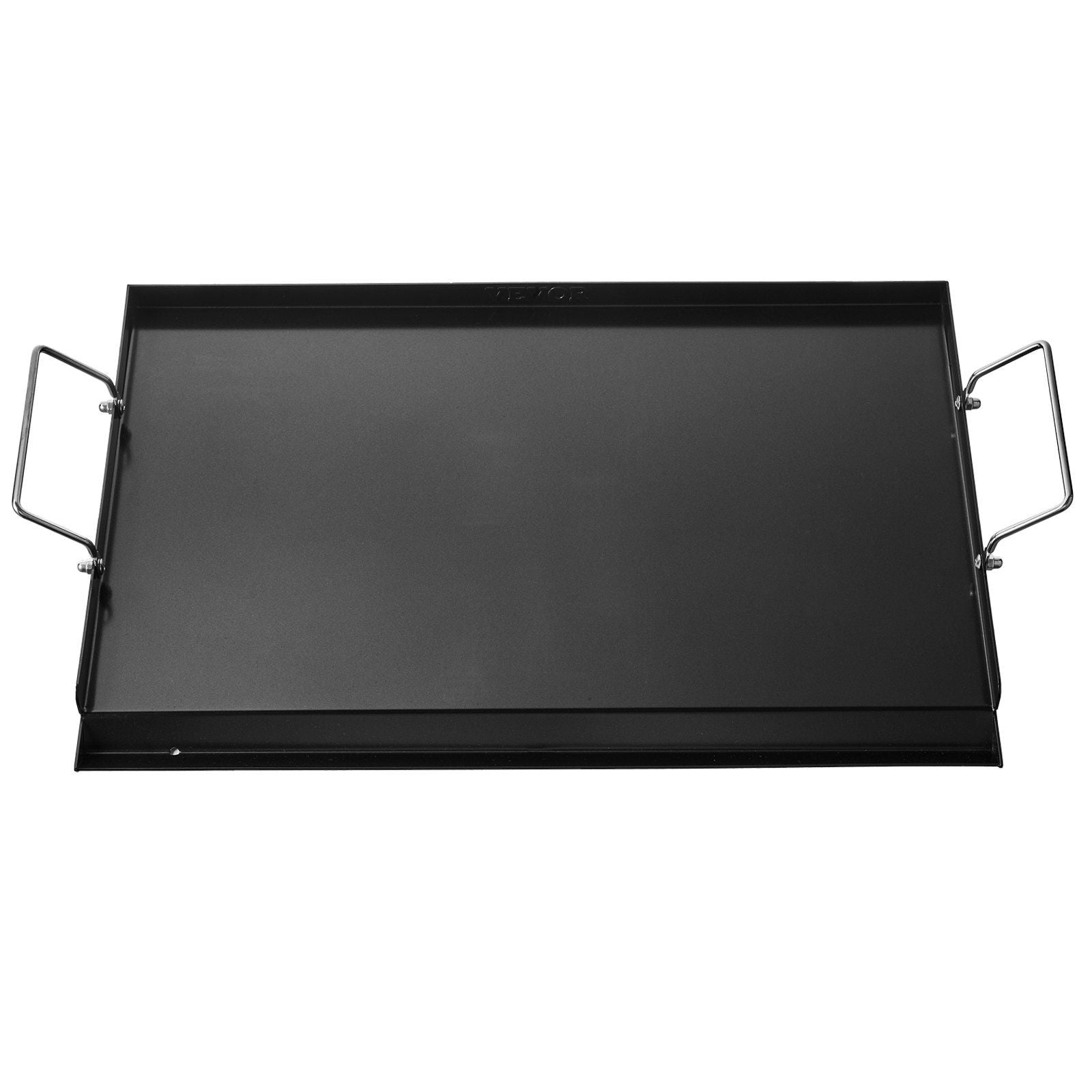 Flat Top BBQ Grill Pan Angled View