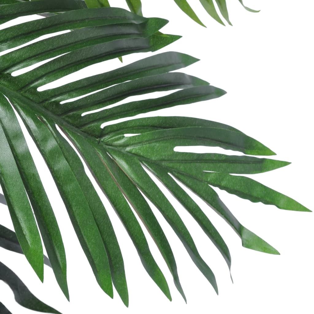Artificial Tropical Palm Tree Leaf Close Up
