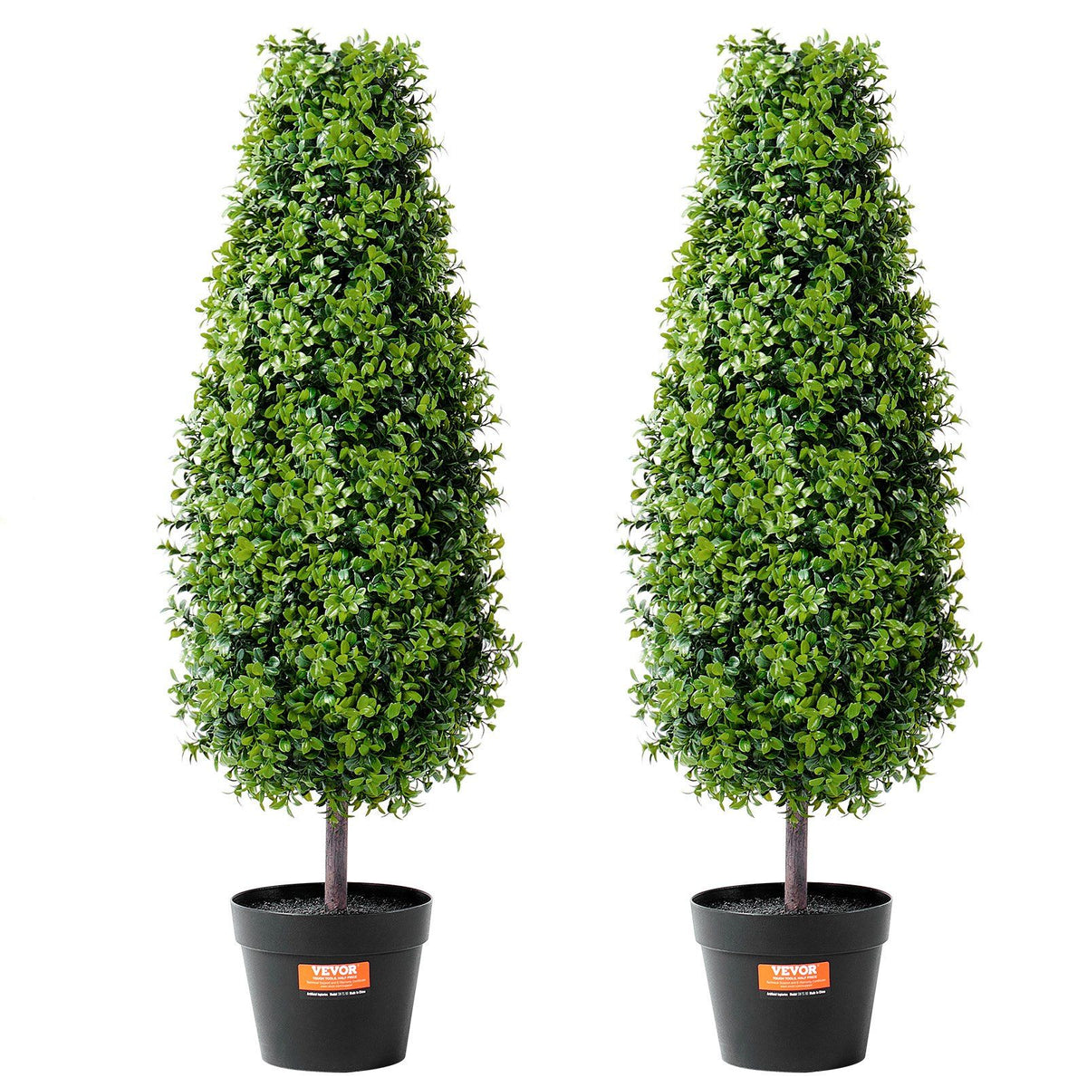 2 Pack Faux Boxwood Trees