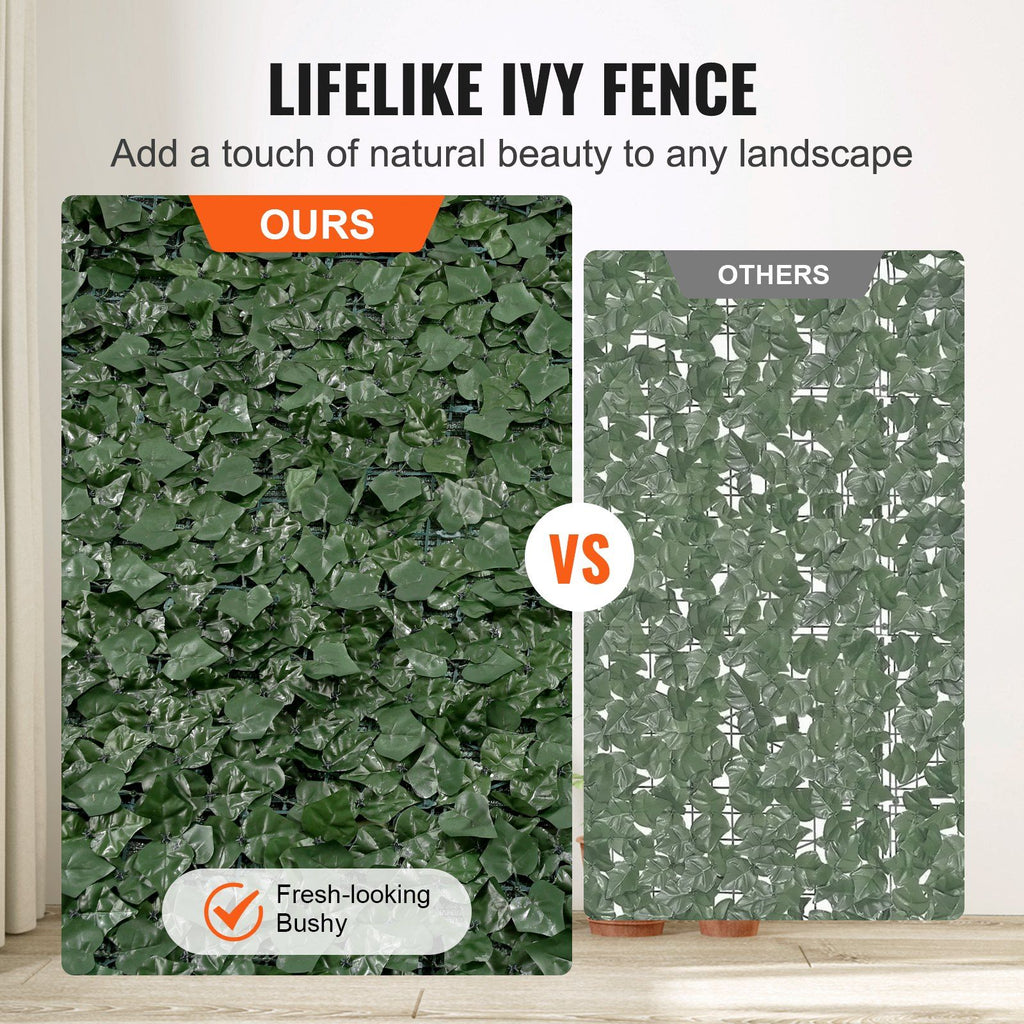 Balcony and Garden Privacy Screen with Artificial Ivy Leaves Competitor Comparison