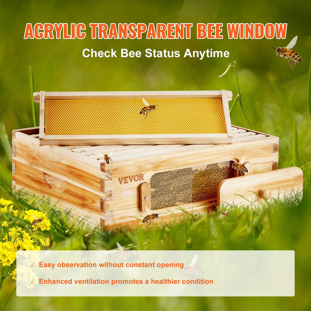 Transparent Window Beehive Kit  Transparent Window To Look In At the Hive