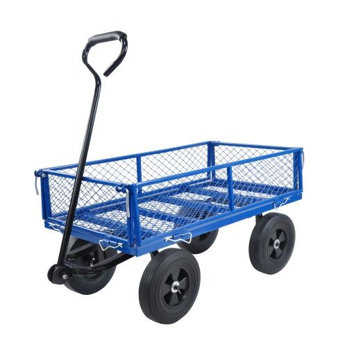 Heavy Duty Steel Garden Cart for Easy Outdoor Hauling