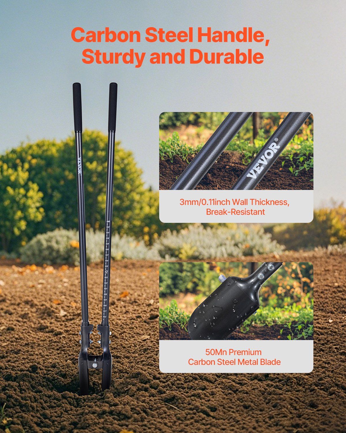 Manual Post Hole Digger Features