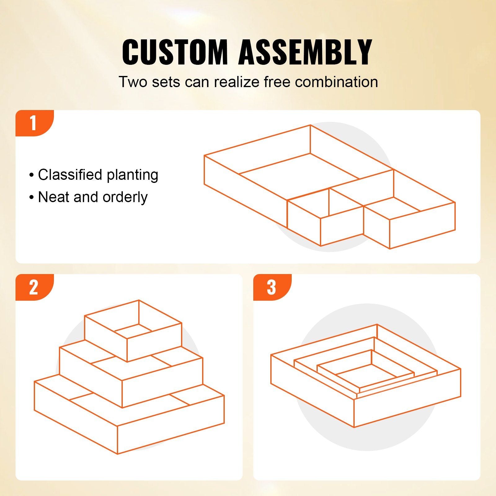 Square Wooden Garden Bed Planter Set Up Ideas And Storage