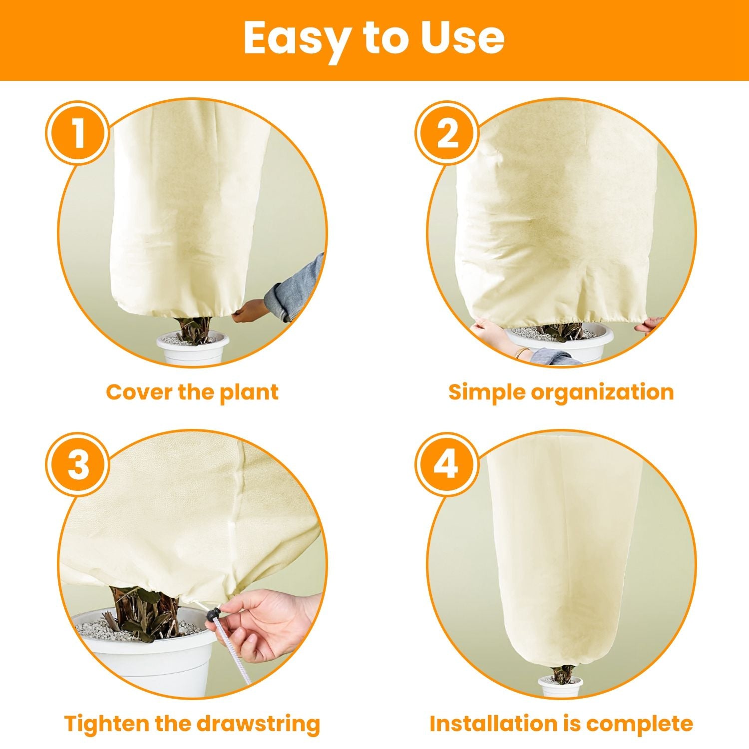 Plant Frost Cover Bags How To Use Bags