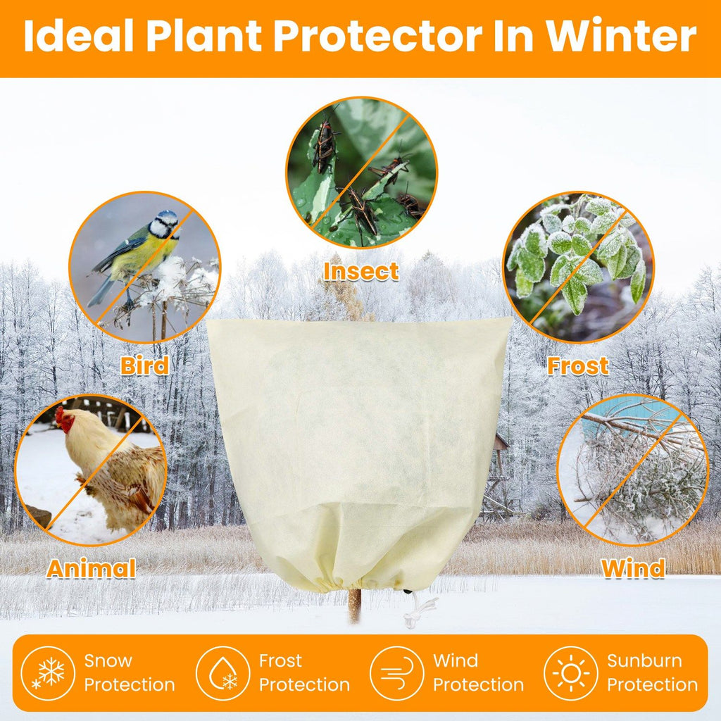 Plant Frost Cover Bags Benefits