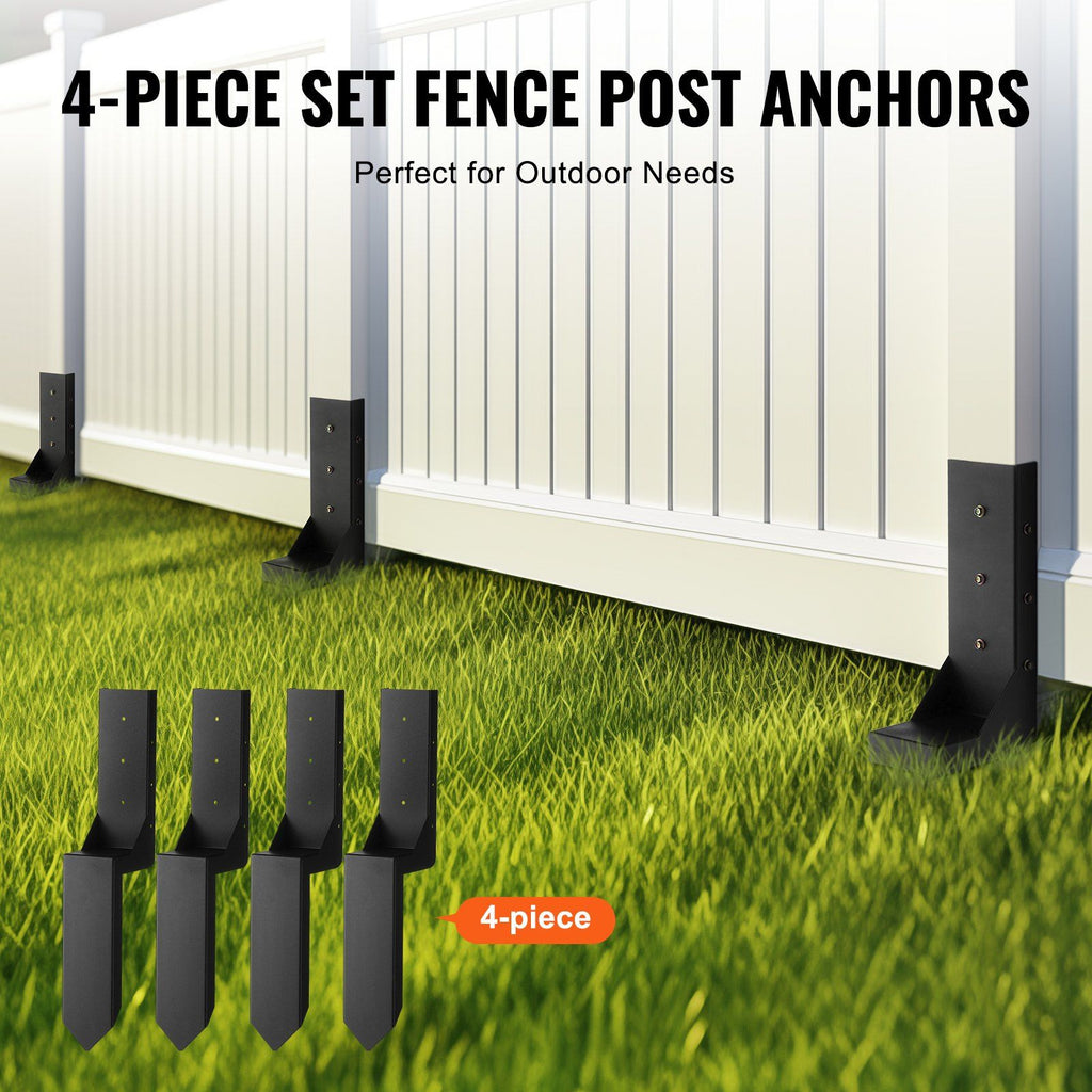 Steel Fence Post Repair Kit Showing How Many In Pack