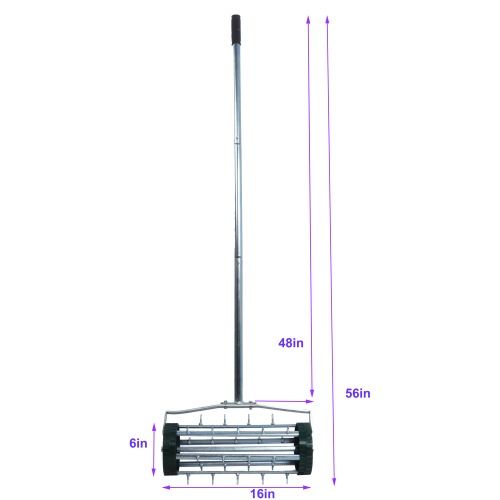 Heavy Duty Rolling Lawn Aerator Dimensions