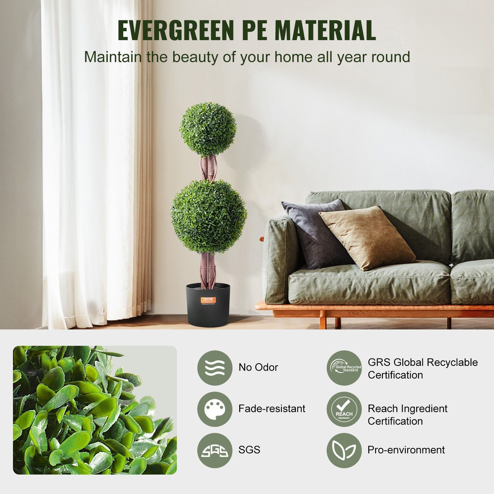 Artificial Boxwood Topiary Trees More Benefits